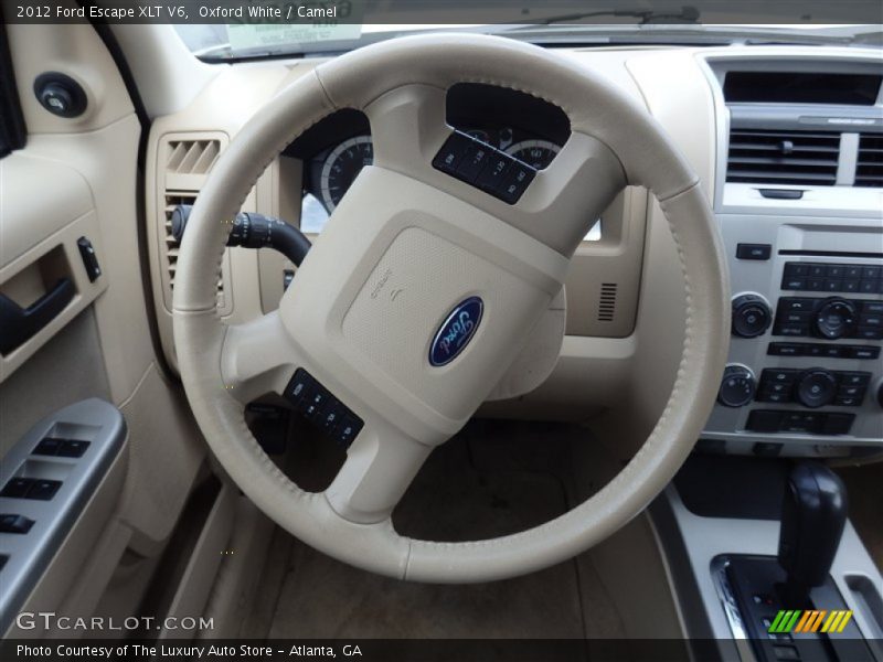 Oxford White / Camel 2012 Ford Escape XLT V6
