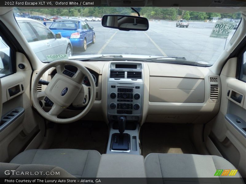 Oxford White / Camel 2012 Ford Escape XLT V6