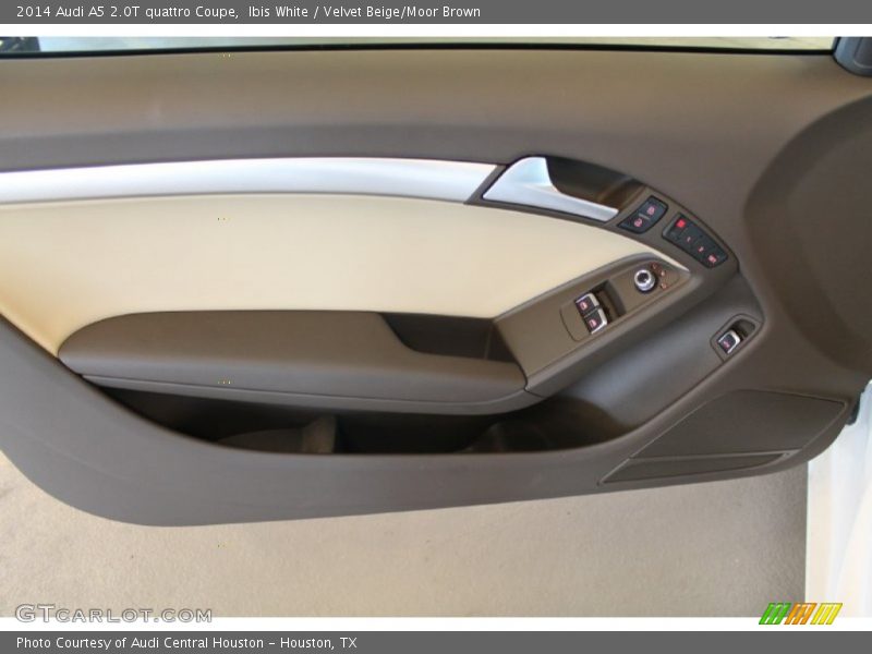Ibis White / Velvet Beige/Moor Brown 2014 Audi A5 2.0T quattro Coupe