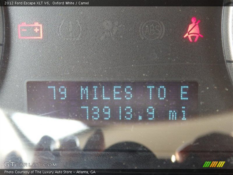 Oxford White / Camel 2012 Ford Escape XLT V6