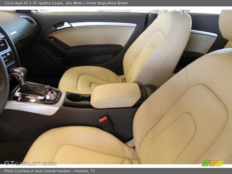 Ibis White / Velvet Beige/Moor Brown 2014 Audi A5 2.0T quattro Coupe