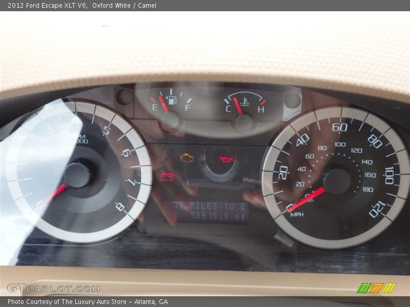 Oxford White / Camel 2012 Ford Escape XLT V6