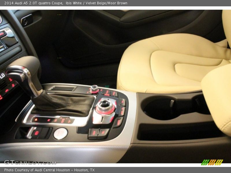 Ibis White / Velvet Beige/Moor Brown 2014 Audi A5 2.0T quattro Coupe