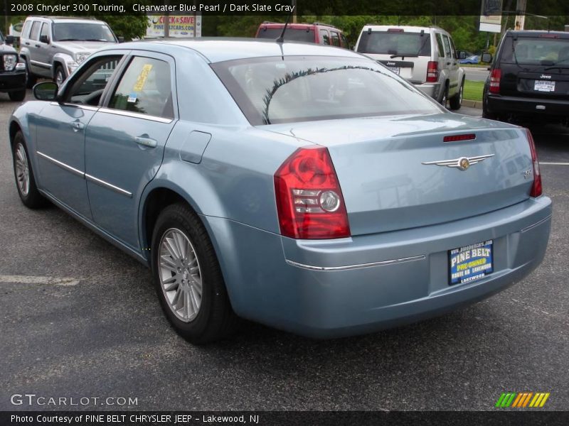 Clearwater Blue Pearl / Dark Slate Gray 2008 Chrysler 300 Touring