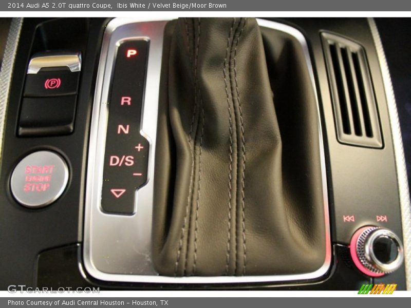 Ibis White / Velvet Beige/Moor Brown 2014 Audi A5 2.0T quattro Coupe