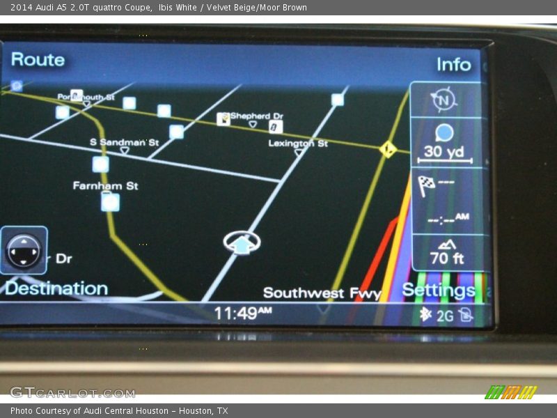 Ibis White / Velvet Beige/Moor Brown 2014 Audi A5 2.0T quattro Coupe