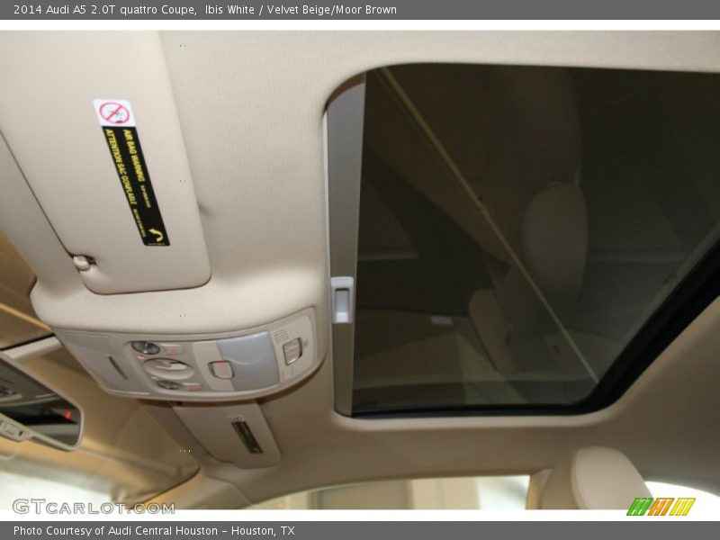 Ibis White / Velvet Beige/Moor Brown 2014 Audi A5 2.0T quattro Coupe