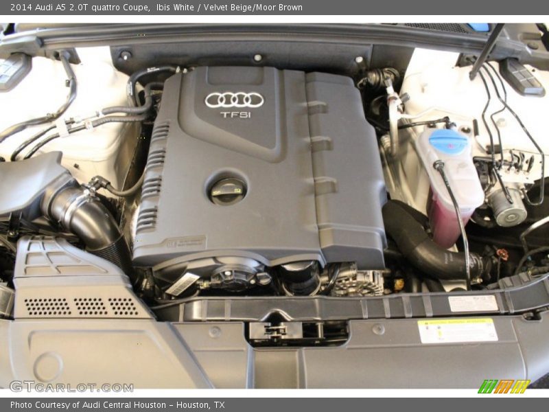 Ibis White / Velvet Beige/Moor Brown 2014 Audi A5 2.0T quattro Coupe