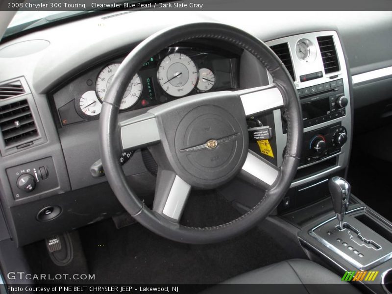 Clearwater Blue Pearl / Dark Slate Gray 2008 Chrysler 300 Touring