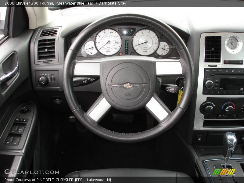 Clearwater Blue Pearl / Dark Slate Gray 2008 Chrysler 300 Touring