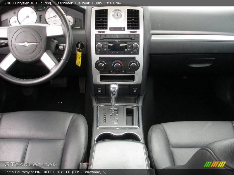 Clearwater Blue Pearl / Dark Slate Gray 2008 Chrysler 300 Touring