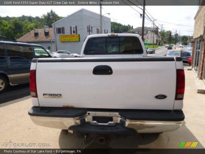 Oxford White / Medium Flint 2006 Ford F350 Super Duty XLT Crew Cab 4x4