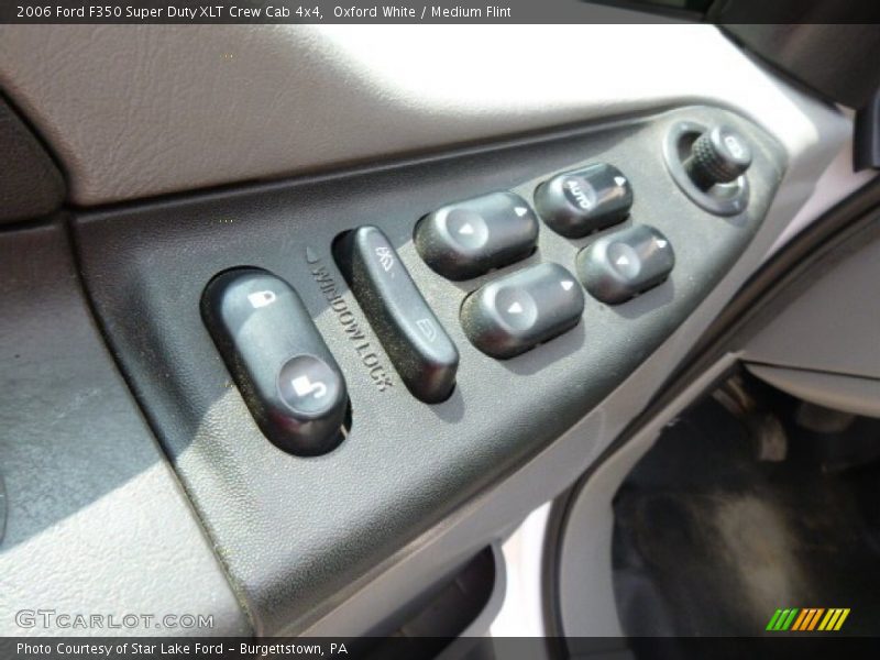 Oxford White / Medium Flint 2006 Ford F350 Super Duty XLT Crew Cab 4x4