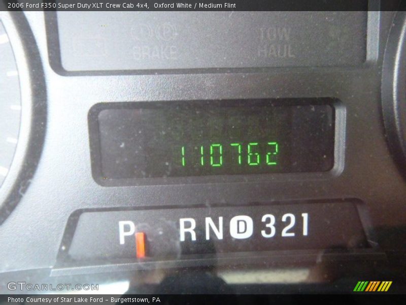 Oxford White / Medium Flint 2006 Ford F350 Super Duty XLT Crew Cab 4x4