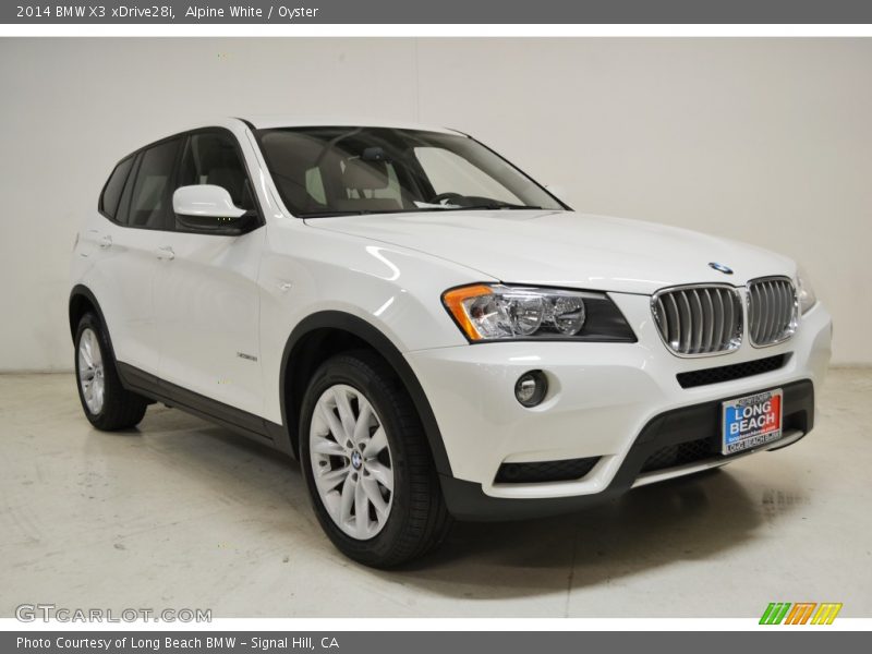 Alpine White / Oyster 2014 BMW X3 xDrive28i