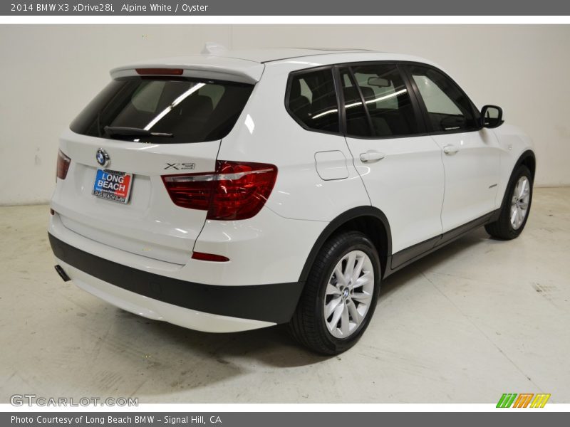 Alpine White / Oyster 2014 BMW X3 xDrive28i