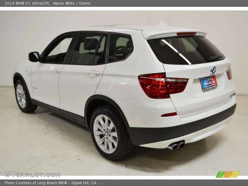 Alpine White / Oyster 2014 BMW X3 xDrive28i