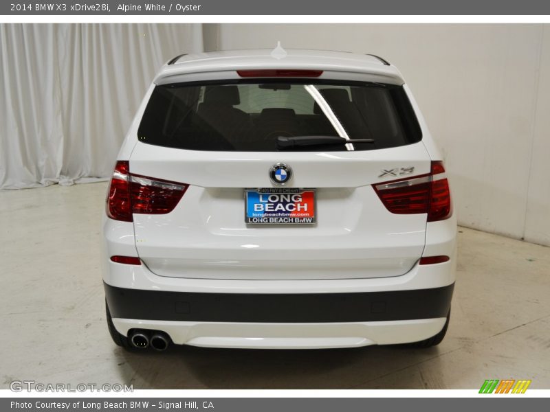 Alpine White / Oyster 2014 BMW X3 xDrive28i