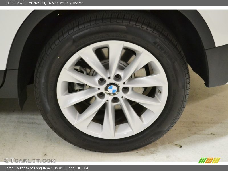 Alpine White / Oyster 2014 BMW X3 xDrive28i