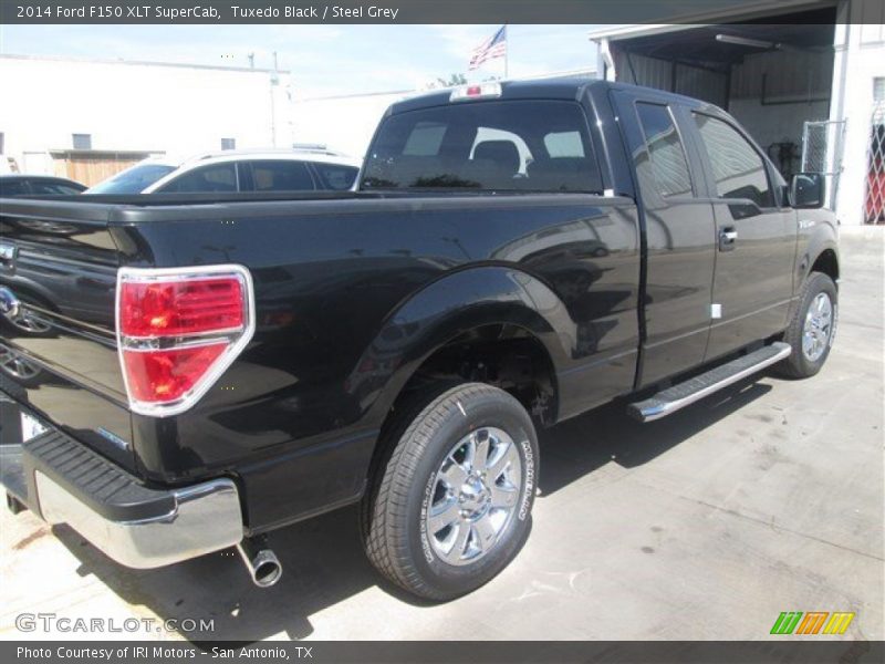 Tuxedo Black / Steel Grey 2014 Ford F150 XLT SuperCab
