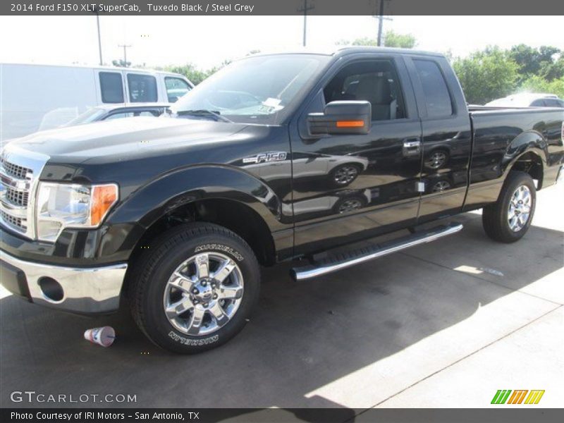 Tuxedo Black / Steel Grey 2014 Ford F150 XLT SuperCab
