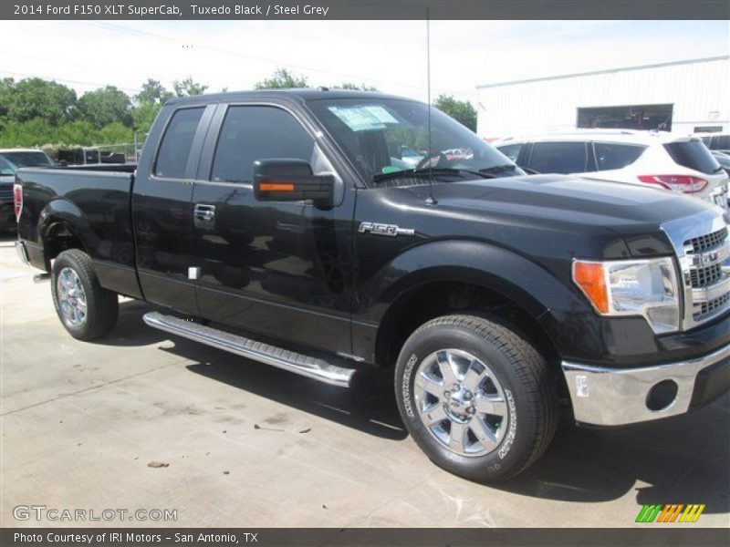 Tuxedo Black / Steel Grey 2014 Ford F150 XLT SuperCab