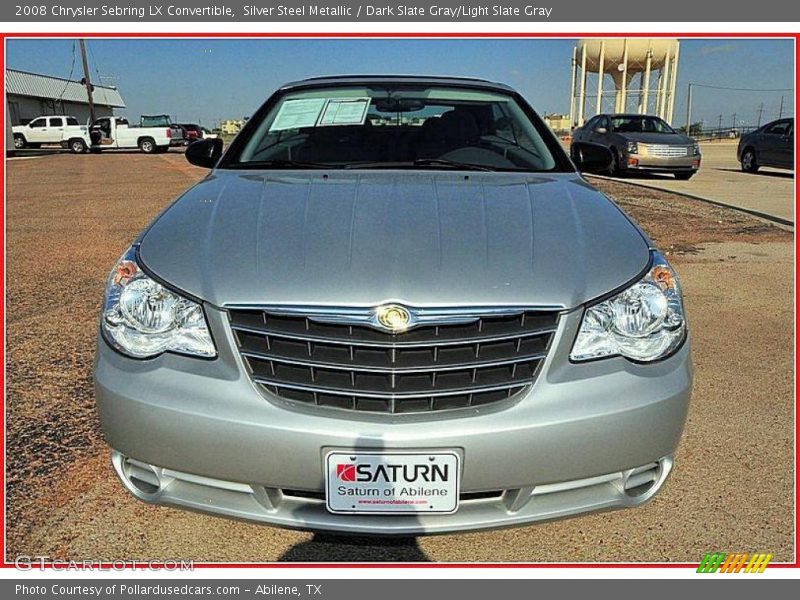 Silver Steel Metallic / Dark Slate Gray/Light Slate Gray 2008 Chrysler Sebring LX Convertible
