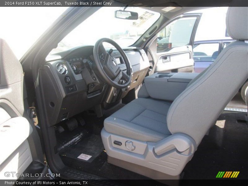 Tuxedo Black / Steel Grey 2014 Ford F150 XLT SuperCab
