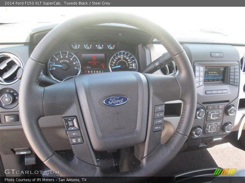 Tuxedo Black / Steel Grey 2014 Ford F150 XLT SuperCab