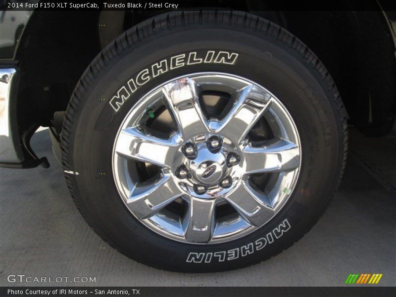 Tuxedo Black / Steel Grey 2014 Ford F150 XLT SuperCab