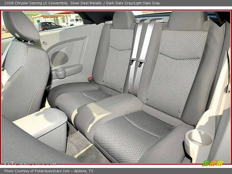 Silver Steel Metallic / Dark Slate Gray/Light Slate Gray 2008 Chrysler Sebring LX Convertible