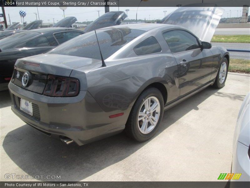 Sterling Gray / Charcoal Black 2014 Ford Mustang V6 Coupe
