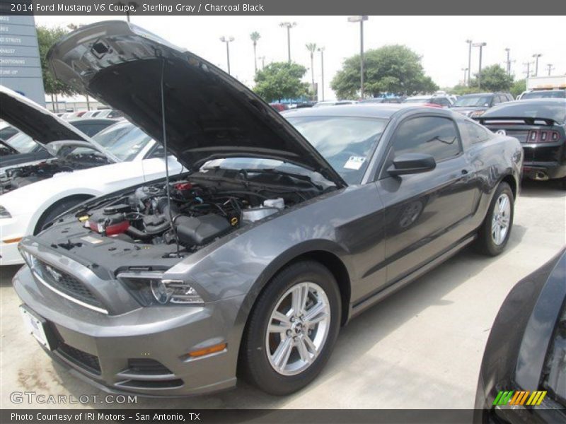 Sterling Gray / Charcoal Black 2014 Ford Mustang V6 Coupe