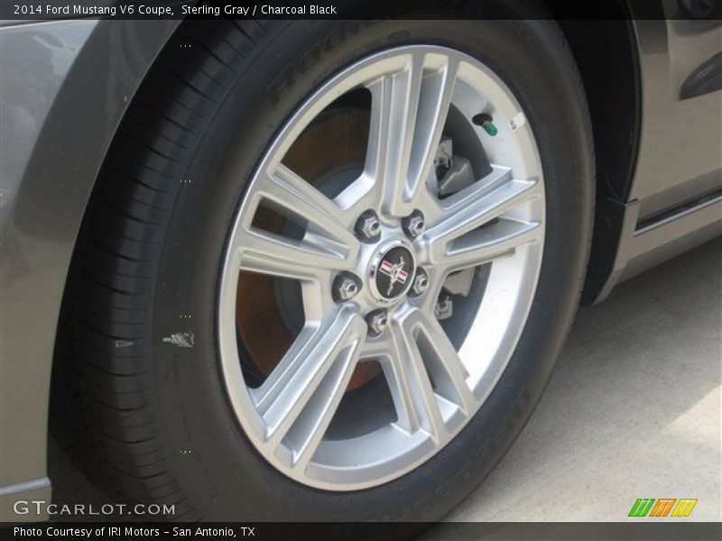 Sterling Gray / Charcoal Black 2014 Ford Mustang V6 Coupe