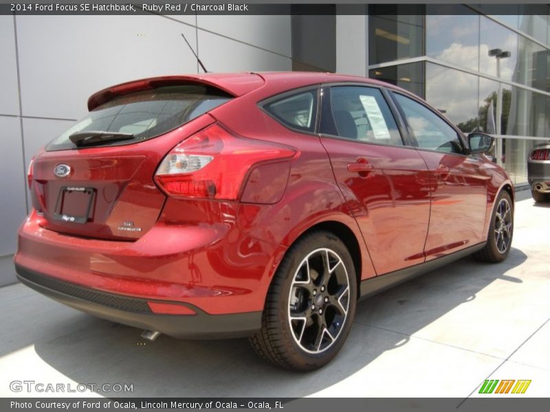 Ruby Red / Charcoal Black 2014 Ford Focus SE Hatchback
