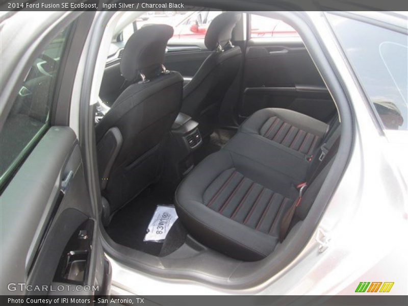 Ingot Silver / Charcoal Black 2014 Ford Fusion SE EcoBoost