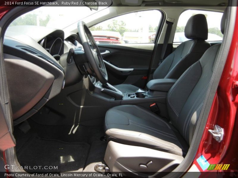 Ruby Red / Charcoal Black 2014 Ford Focus SE Hatchback