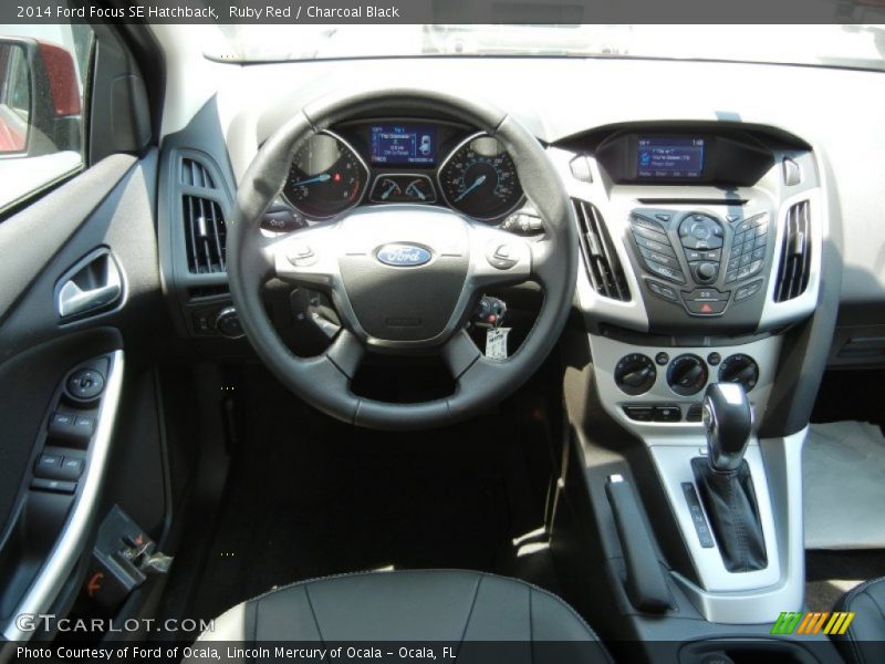 Ruby Red / Charcoal Black 2014 Ford Focus SE Hatchback