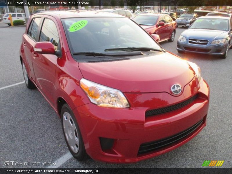 Barcelona Red Metallic / Charcoal 2010 Scion xD