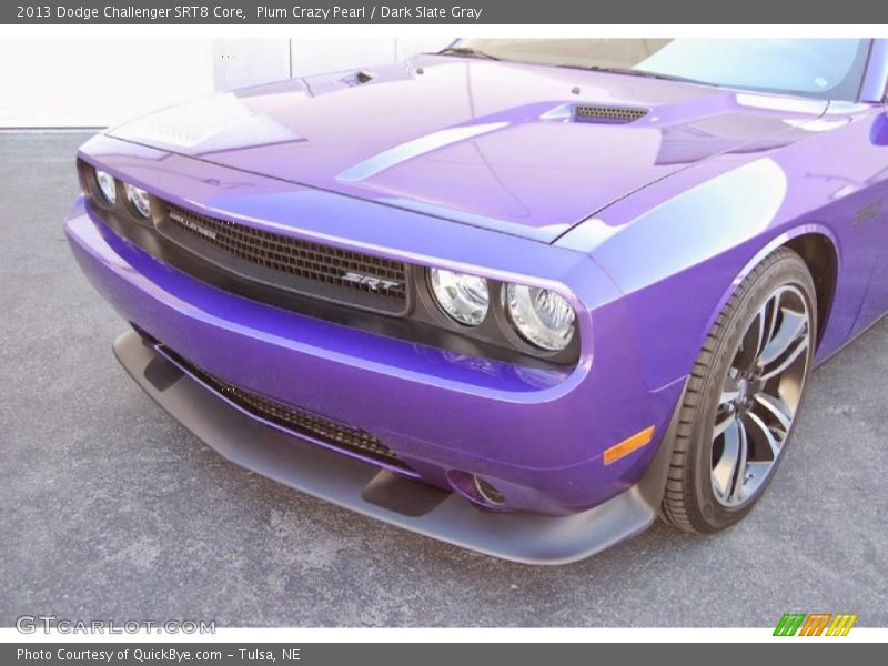 Plum Crazy Pearl / Dark Slate Gray 2013 Dodge Challenger SRT8 Core