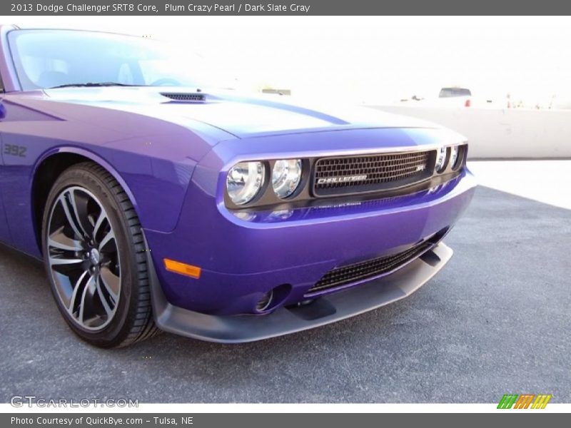 Plum Crazy Pearl / Dark Slate Gray 2013 Dodge Challenger SRT8 Core