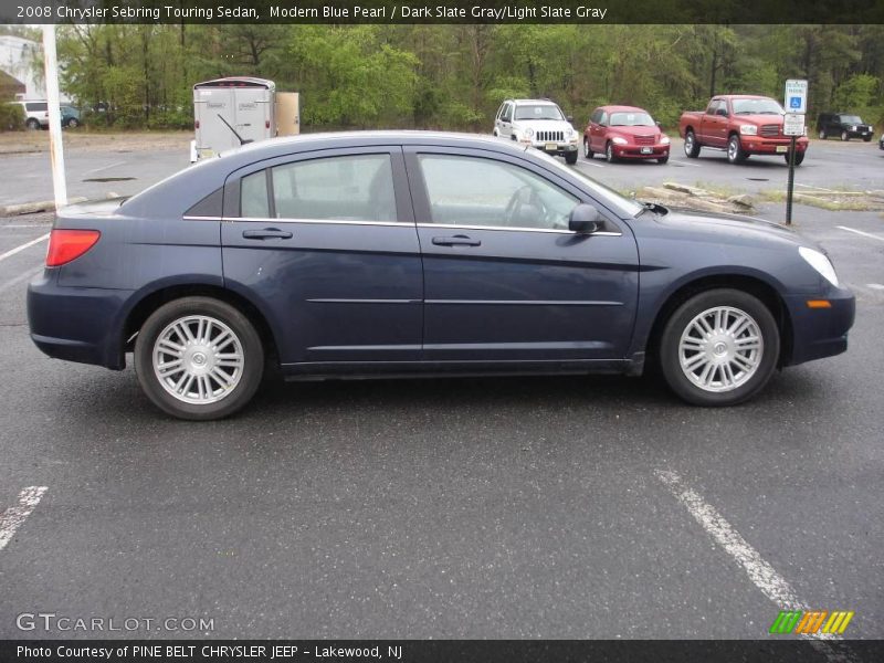 Modern Blue Pearl / Dark Slate Gray/Light Slate Gray 2008 Chrysler Sebring Touring Sedan
