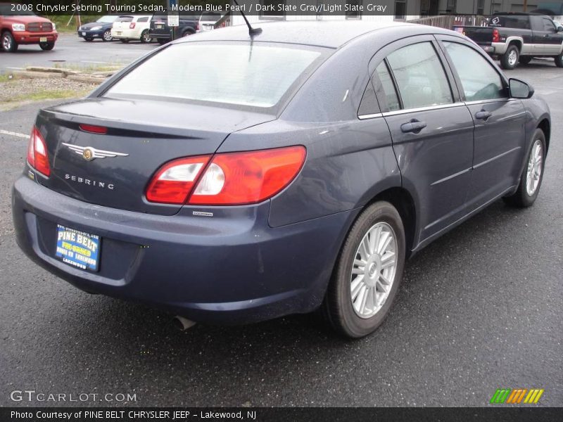 Modern Blue Pearl / Dark Slate Gray/Light Slate Gray 2008 Chrysler Sebring Touring Sedan