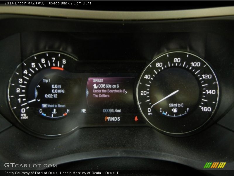  2014 MKZ FWD FWD Gauges