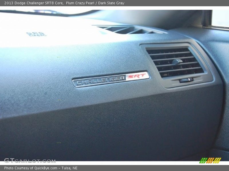 Plum Crazy Pearl / Dark Slate Gray 2013 Dodge Challenger SRT8 Core