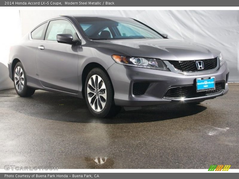 Modern Steel Metallic / Black 2014 Honda Accord LX-S Coupe