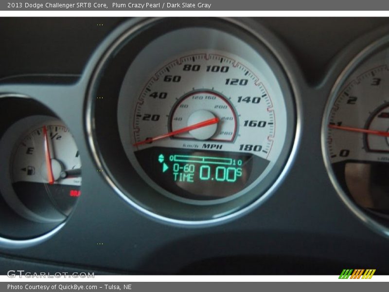 Plum Crazy Pearl / Dark Slate Gray 2013 Dodge Challenger SRT8 Core