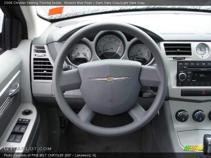 Modern Blue Pearl / Dark Slate Gray/Light Slate Gray 2008 Chrysler Sebring Touring Sedan
