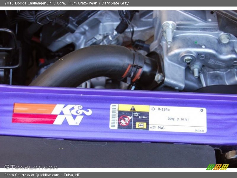 Plum Crazy Pearl / Dark Slate Gray 2013 Dodge Challenger SRT8 Core