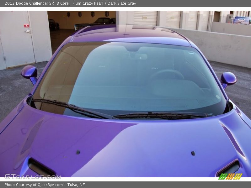 Plum Crazy Pearl / Dark Slate Gray 2013 Dodge Challenger SRT8 Core
